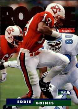 Eddie Goines Seattle Seahawks 1995 SkyBox Impact NFL Rookie Card #193